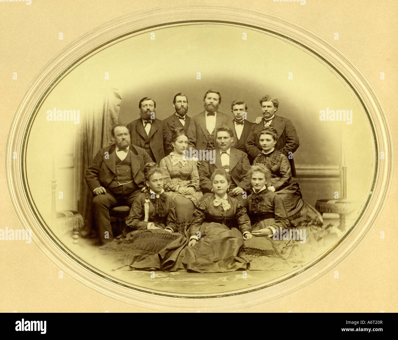 people, family, group picture, circa 1910, Stock Photo