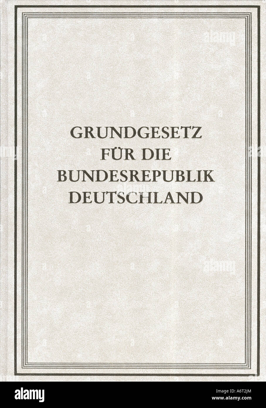 justice, law / laws, constitution / constitutions, 'Grundgesetz für die Bundesrepublik Deutschland', (Basic Law for the Federal Republic of Germany), (GG), cover, facsimile, 23.5.1949, Stock Photo