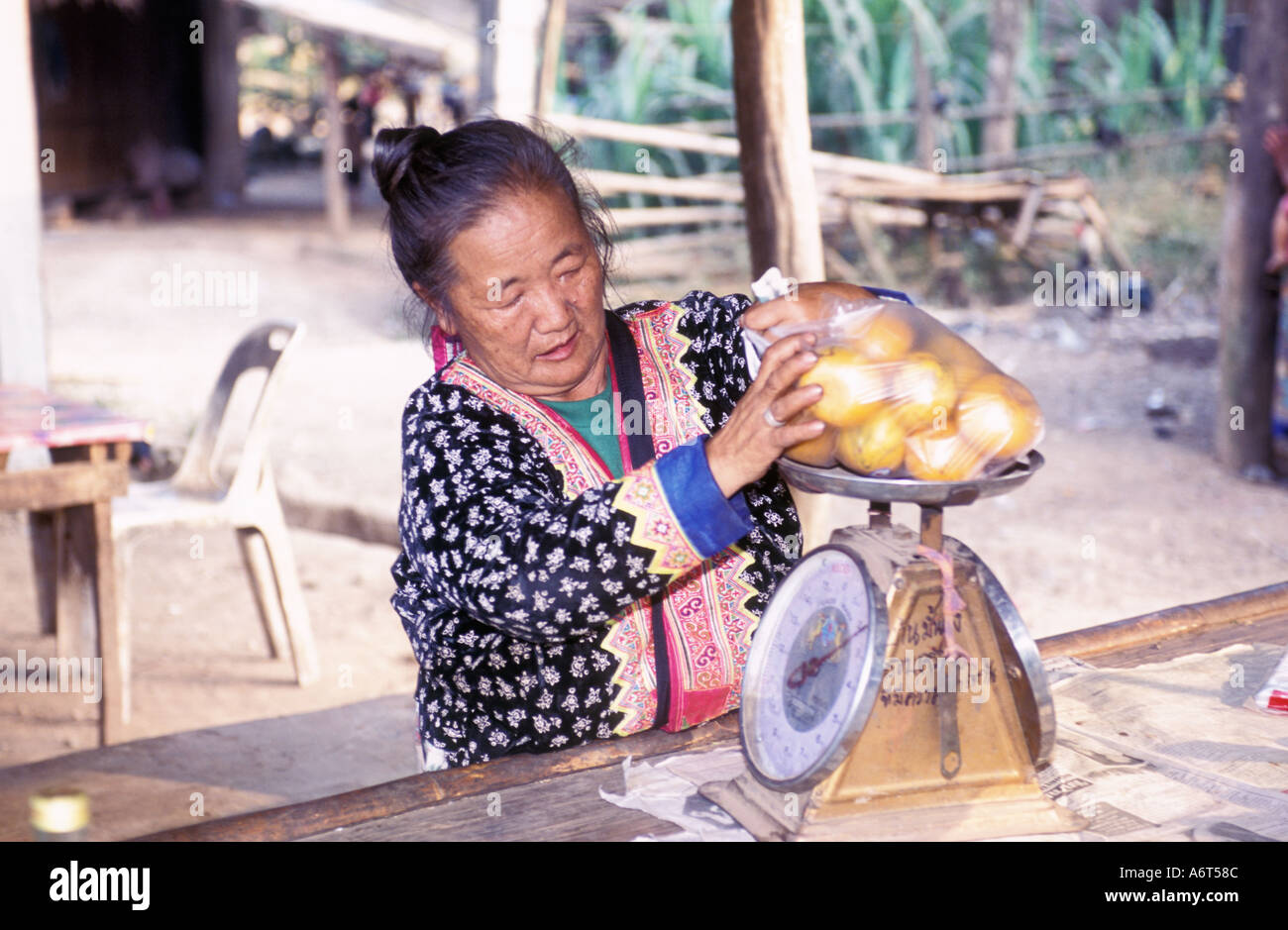 Old hill tribe woman hi-res stock photography and images - Alamy