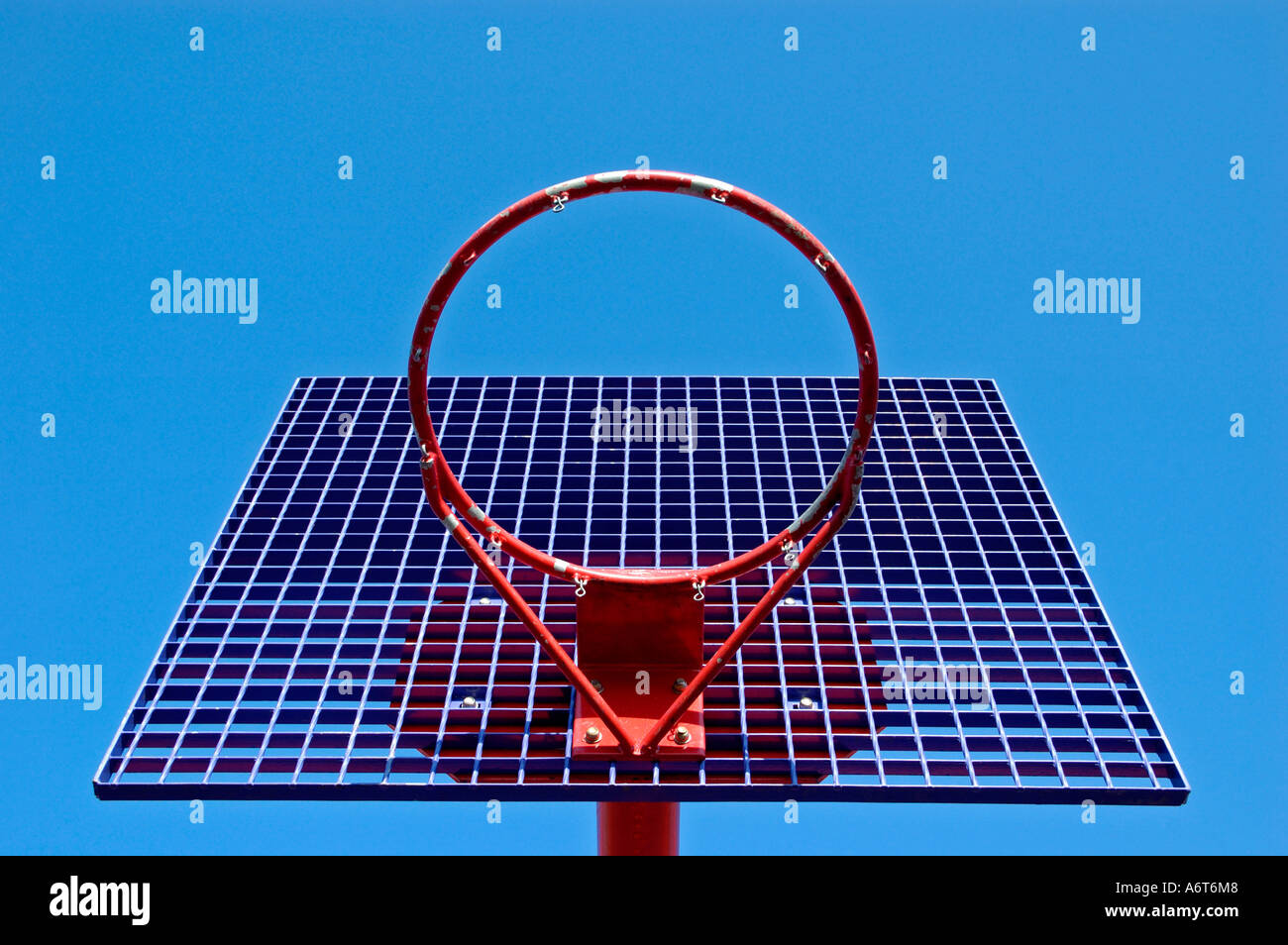 Basketball hoop, UK 2006 Stock Photo Alamy