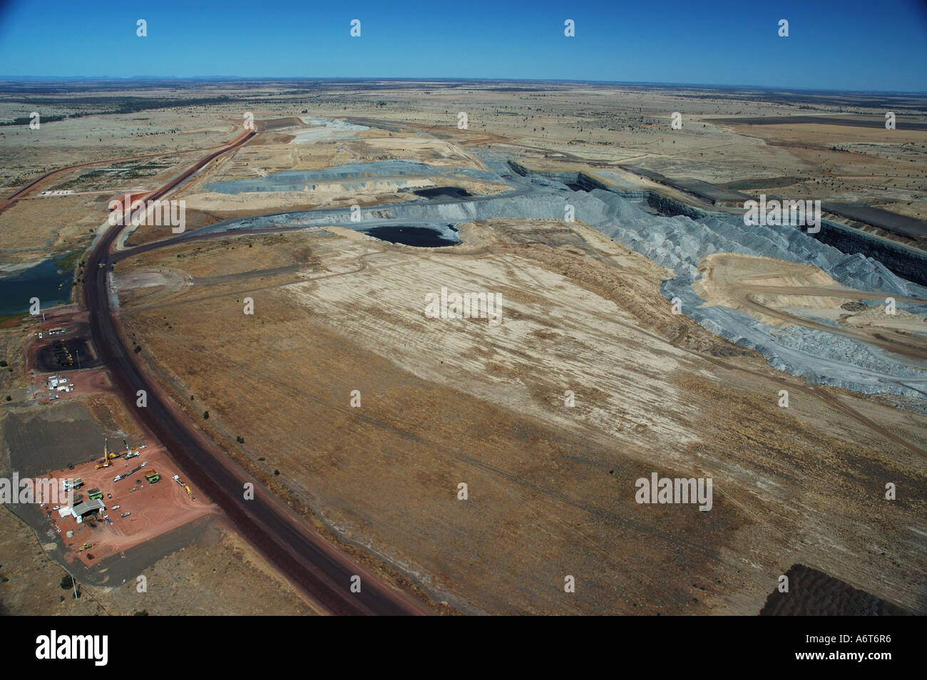 road to from coal mine Stock Photo - Alamy
