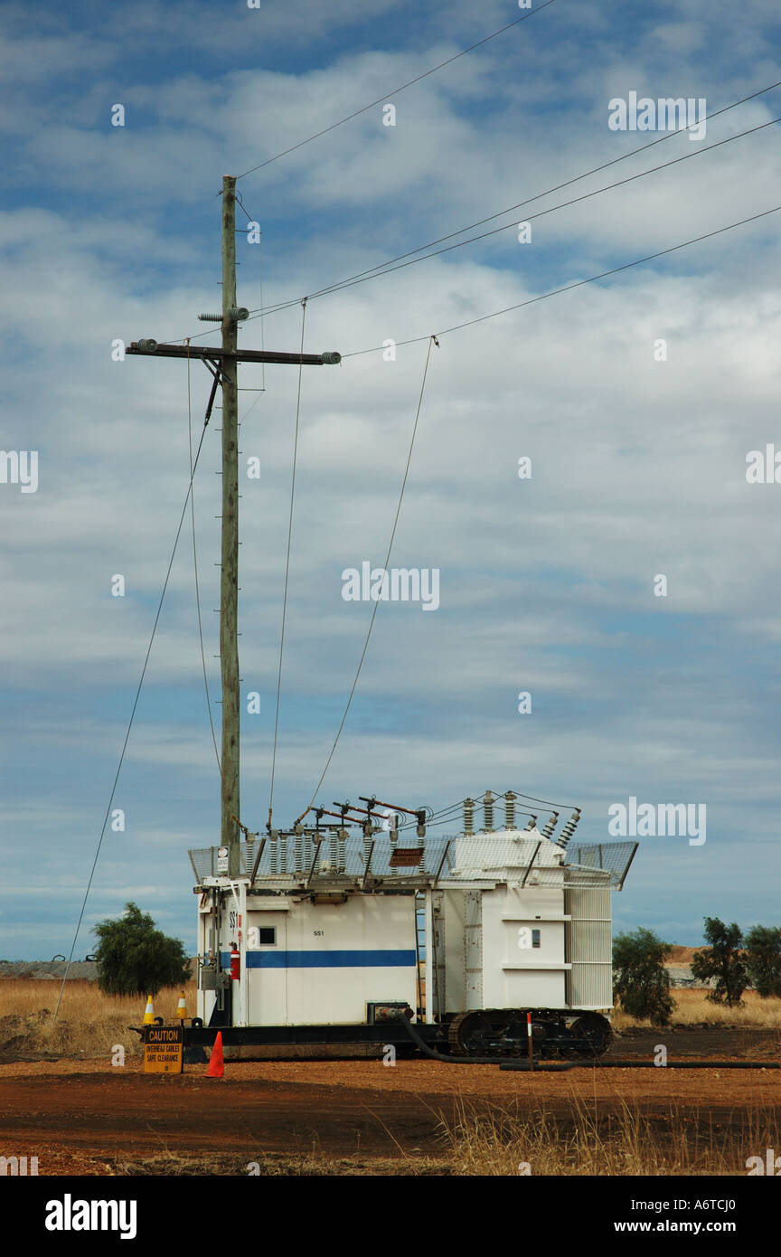 power supply transformer for electric dragline coalmine Queensland
