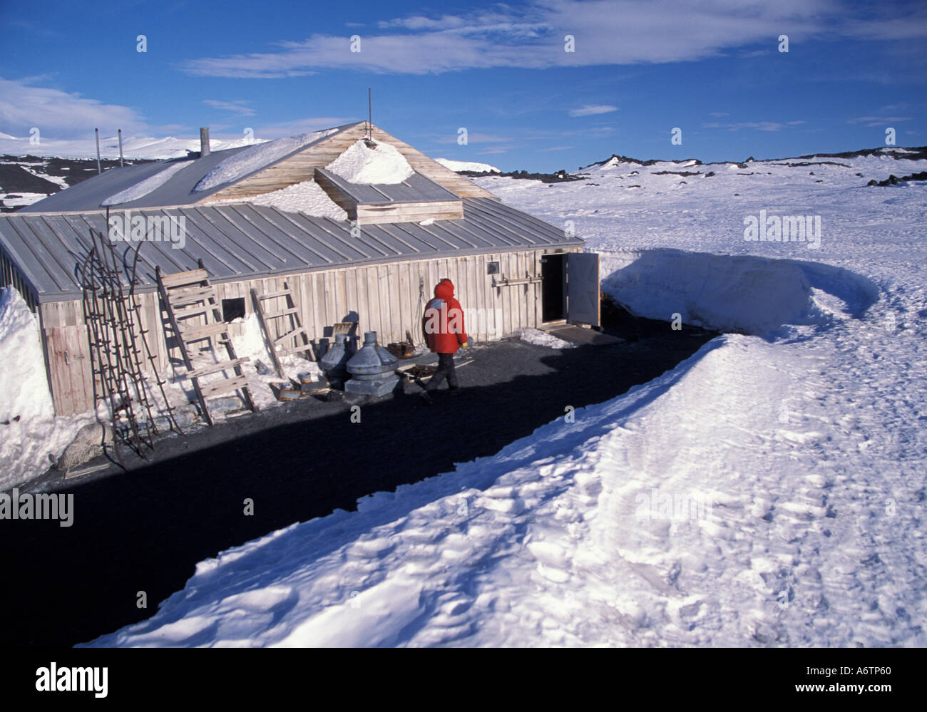 Antarctica, Ross Island, Cape Evans, Scott's Hut Stock Photo - Alamy