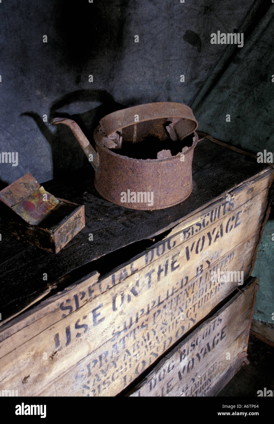Antarctica, McMurdo Station, Scott's Discovery hut Stock Photo - Alamy