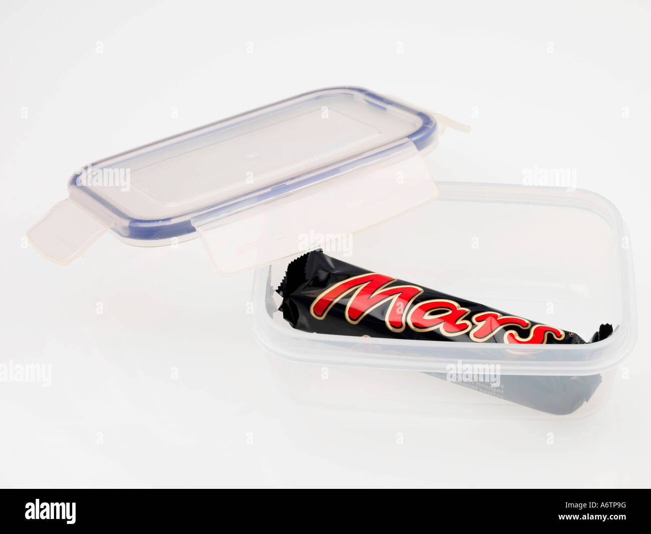 Chocolate Bar in Lunchbox Stock Photo - Alamy