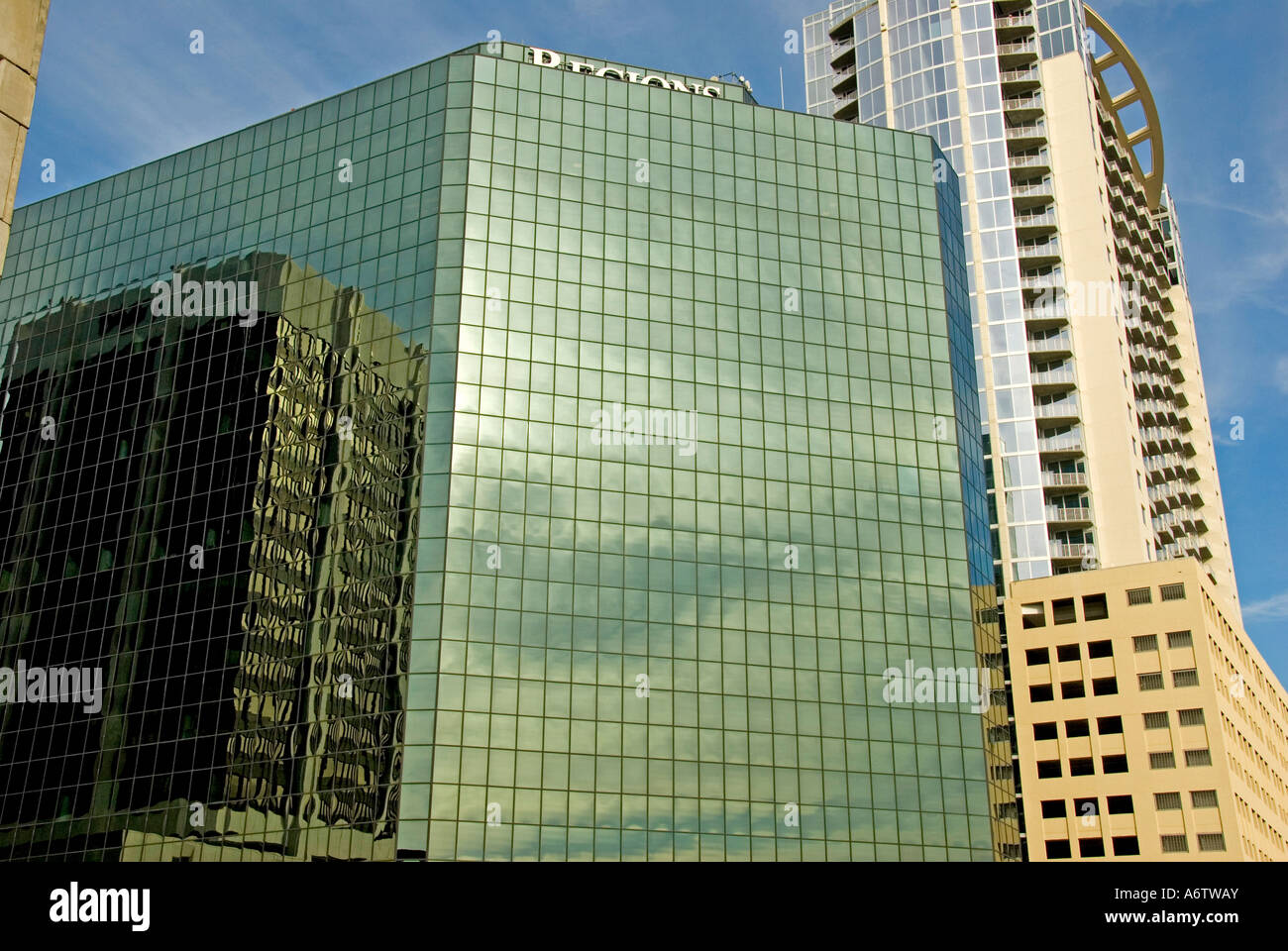Orlando Florida skyline condominium apartments Stock Photo