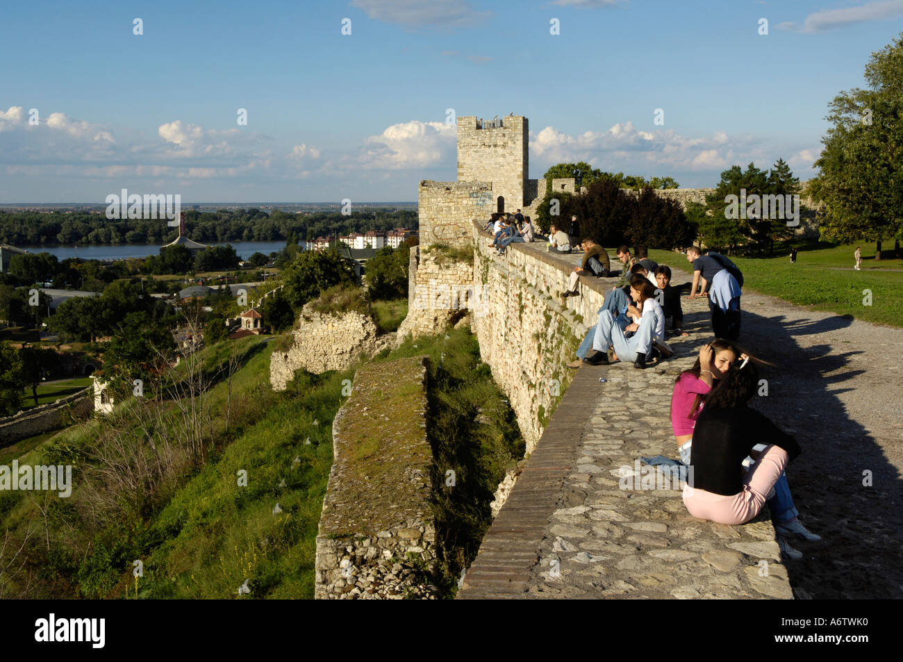 Beograd, fortress, city view Stock Photo