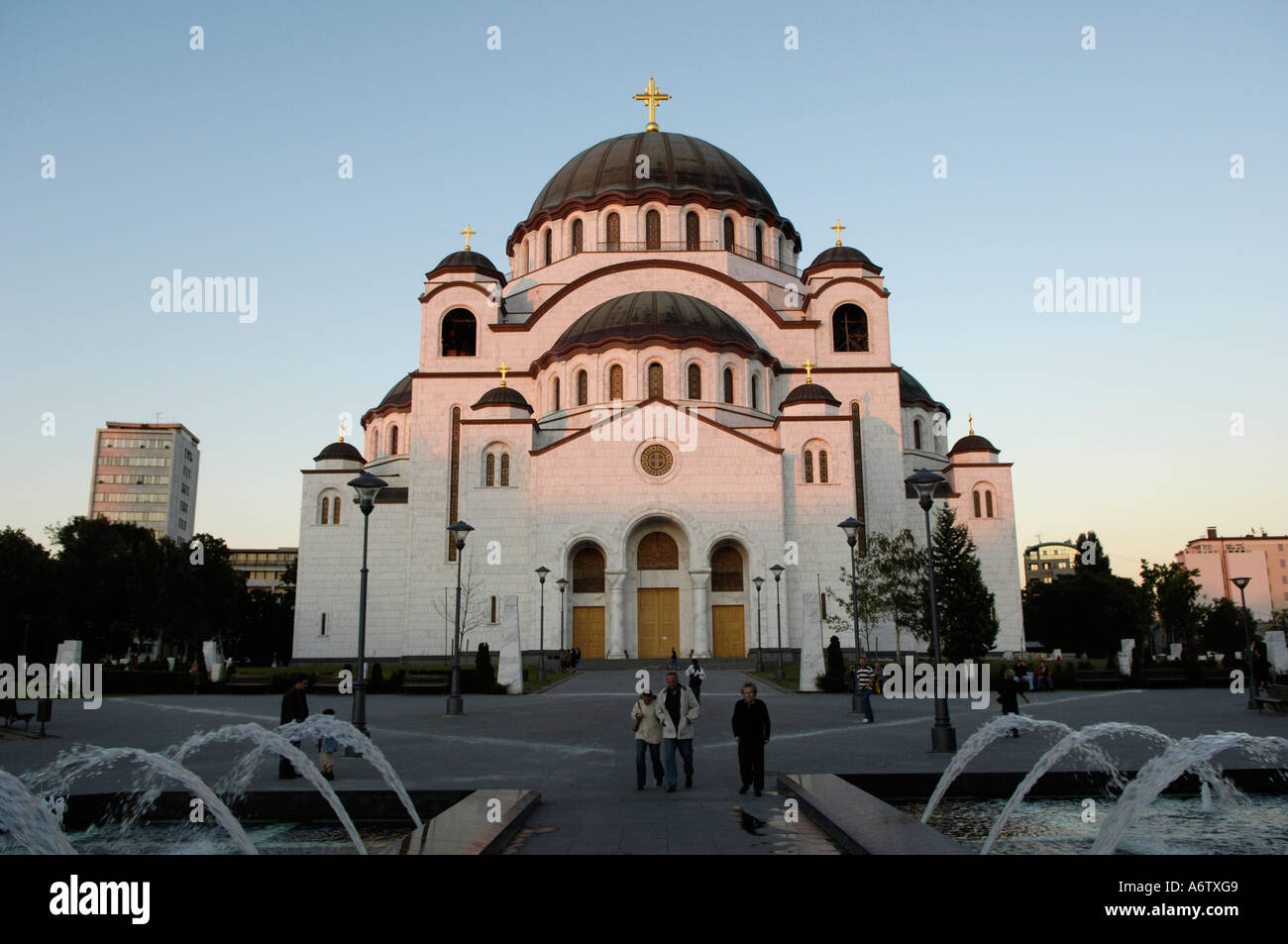 Beograd, Church of the Holy Sava in the Vracar city part Stock Photo
