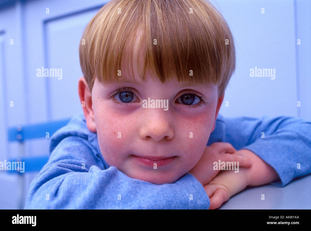 Little Boy Blue Stock Photo - Alamy
