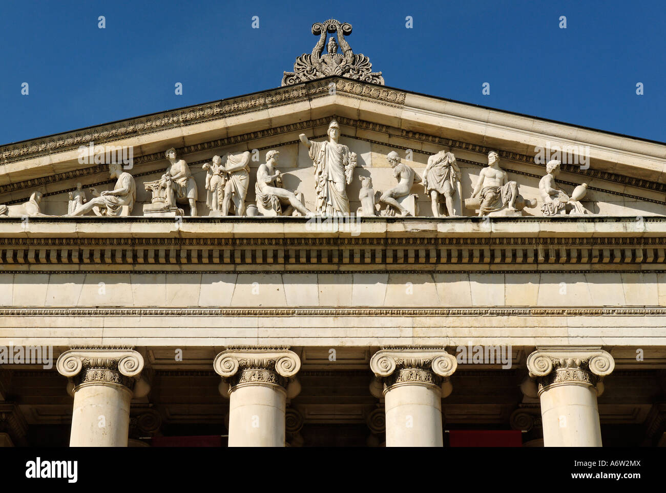 Glyptothek at Koenigsplatz, Munich, Bavaria, Germany Stock Photo