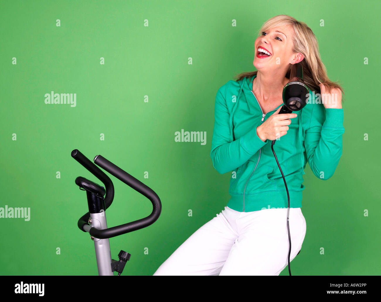 Woman Multi Tasking Model Released Stock Photo - Alamy