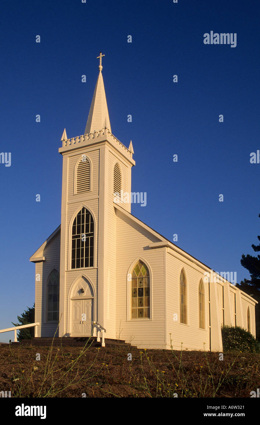 California Bodega Saint Teresas Catholic Church Stock Photo Alamy
