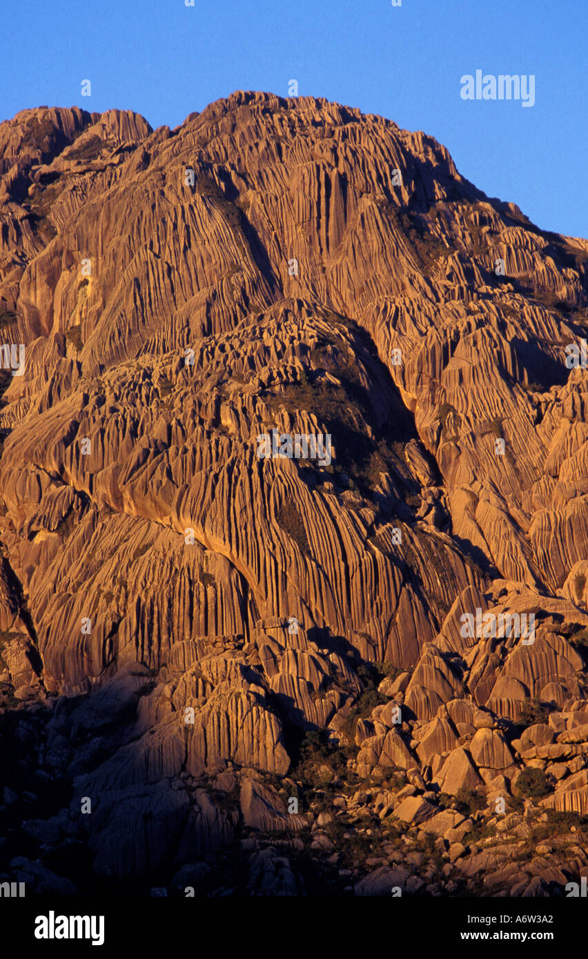 Maciço de Itatiaia Itatiaia Massif The highest peaks of this massif are called the Agulhas Negras Black Needles State Stock Photo