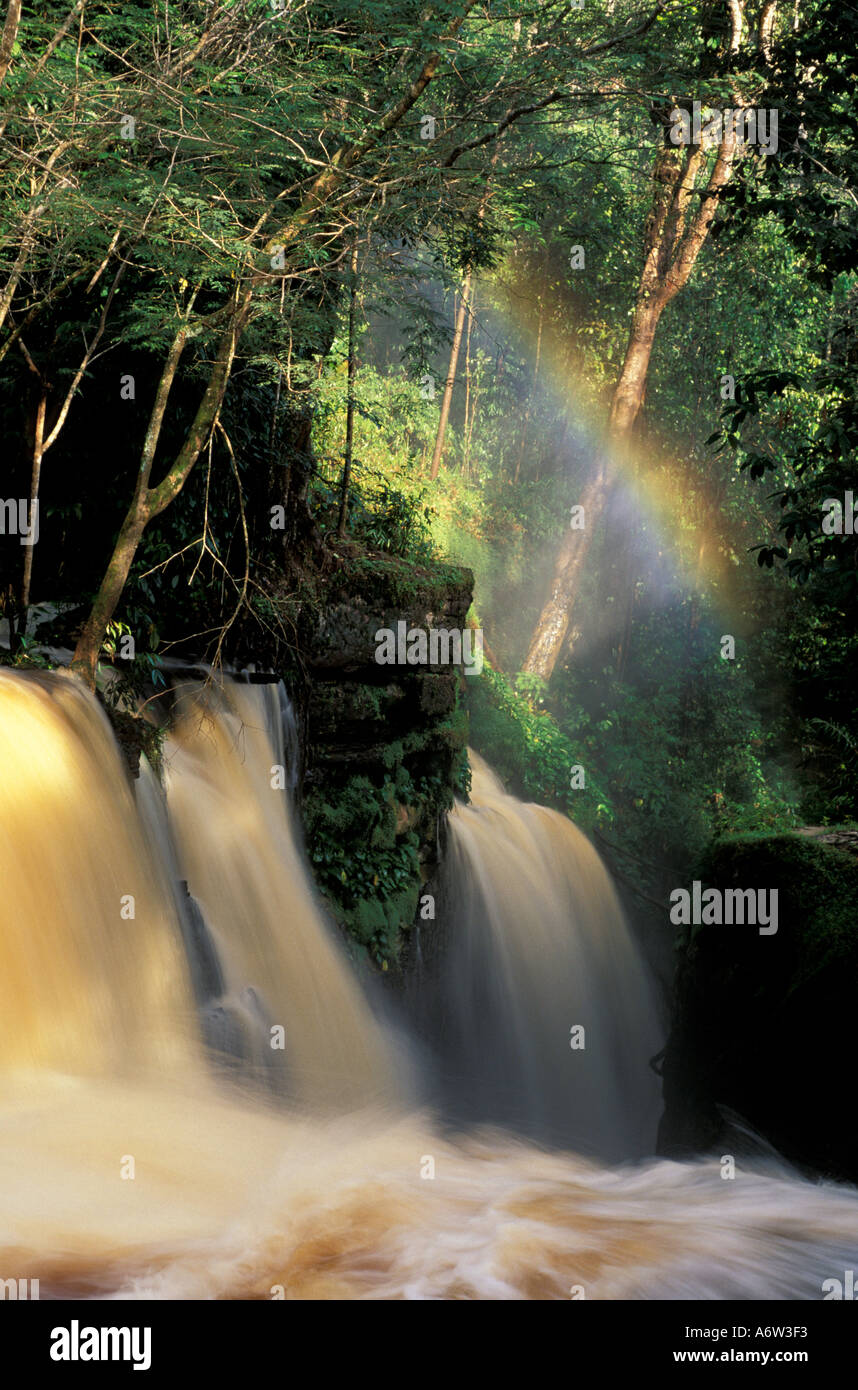 Santuario Falls ( Cachoeira do Santuario ) in  Presidente Figueiredo, Amazonas State, Amazon rainforest, Brazil Stock Photo