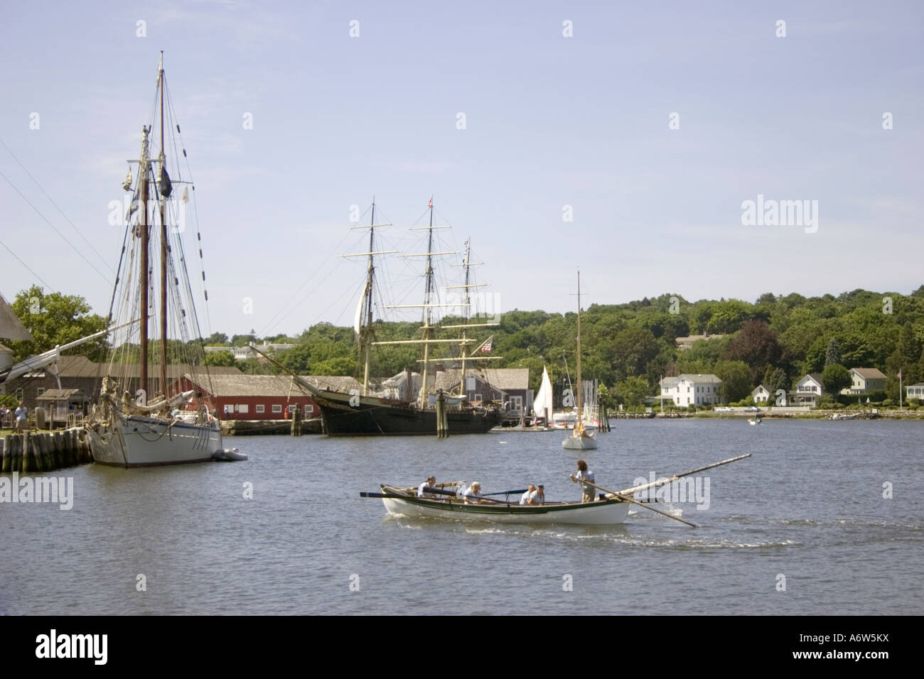 Mystic Seaport Mystic Connecticut USA Stock Photo Alamy