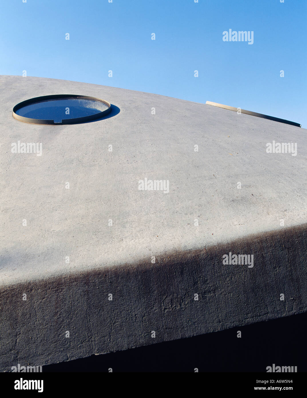 Spaceship House, near Sydney, New South Wales, 1963. Circular skylight