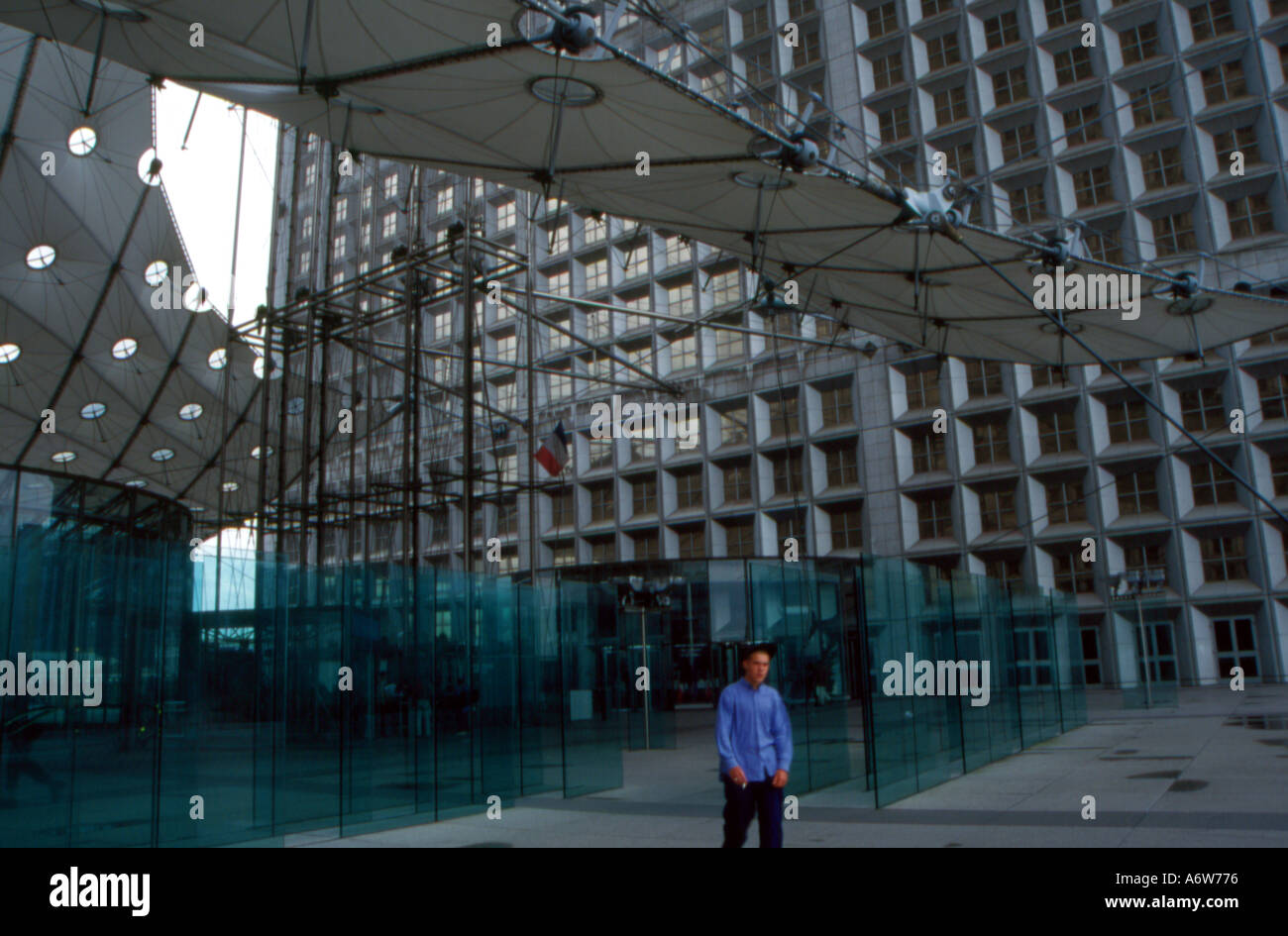 defence square paris france Stock Photo - Alamy