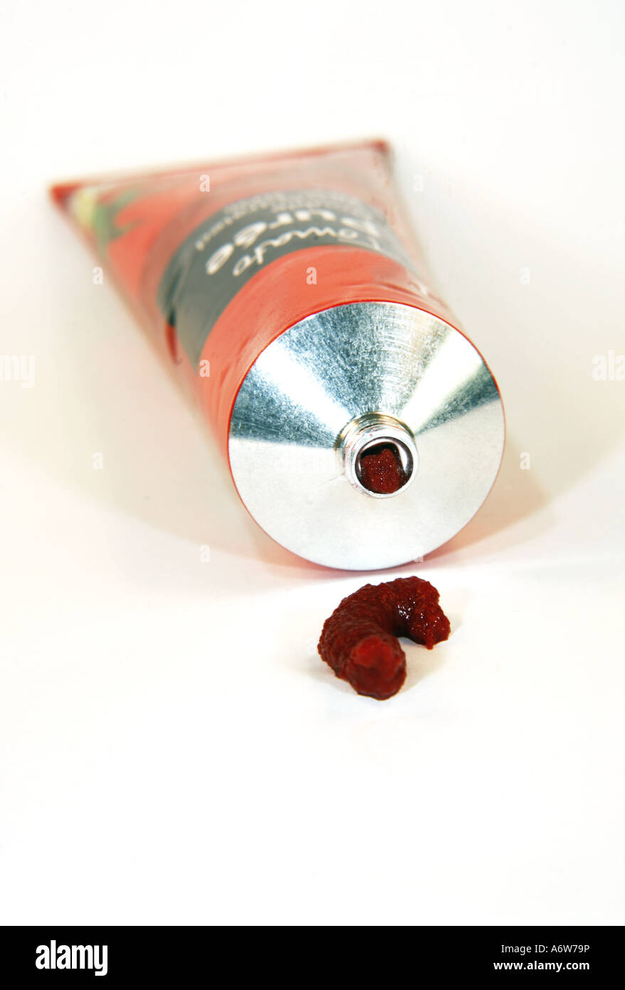 Tube of Tomato Puree Stock Photo Alamy