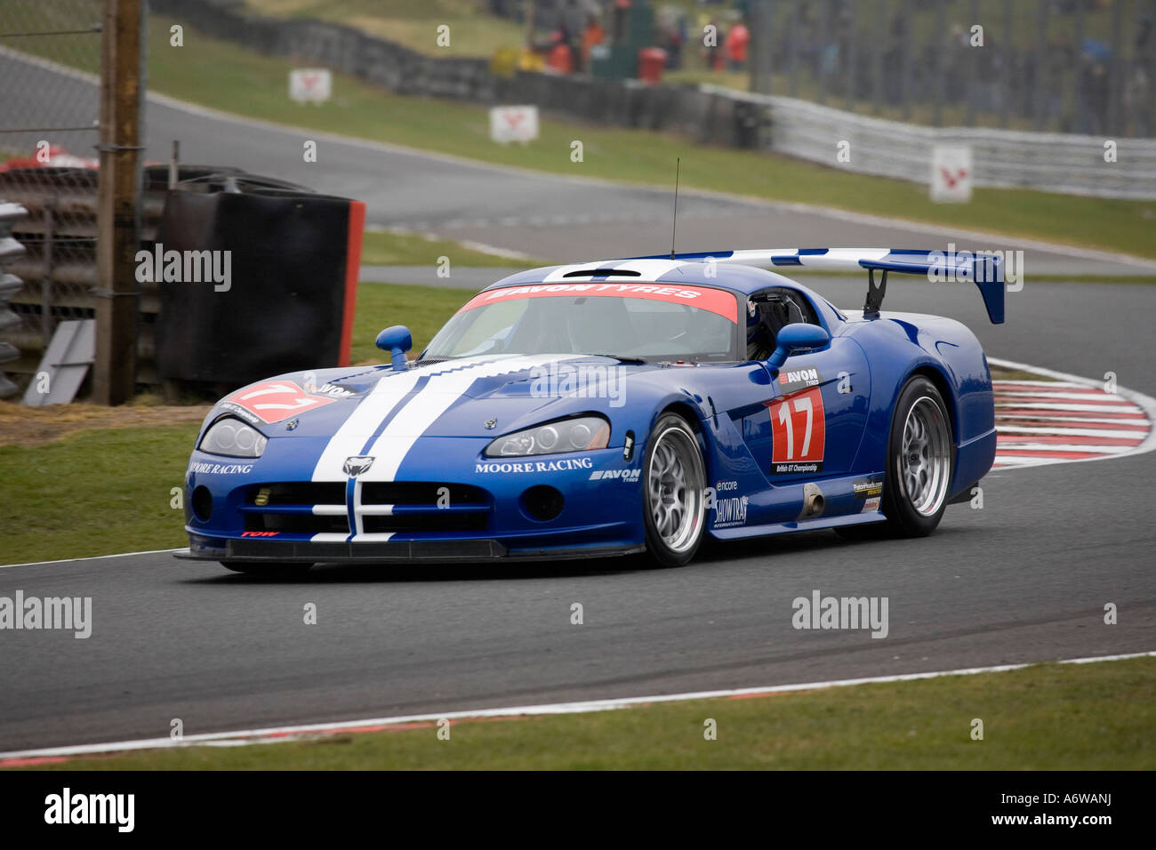 Dodge Viper Coupe at Oulton Park GT Racing during May 2007 Stock Photo