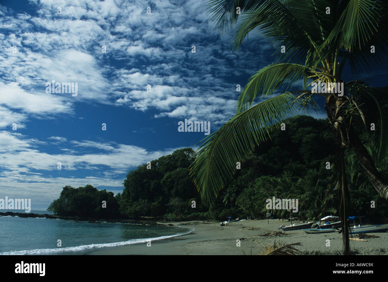 Beach, Montezuma, Costa Rica Stock Photo Alamy