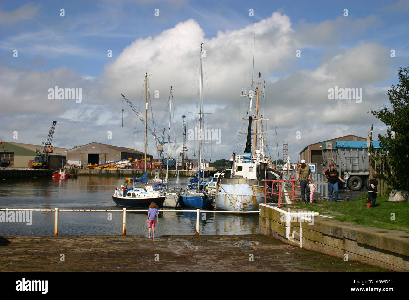 Glasson Dock Lancaster Stock Photos & Glasson Dock Lancaster Stock ...