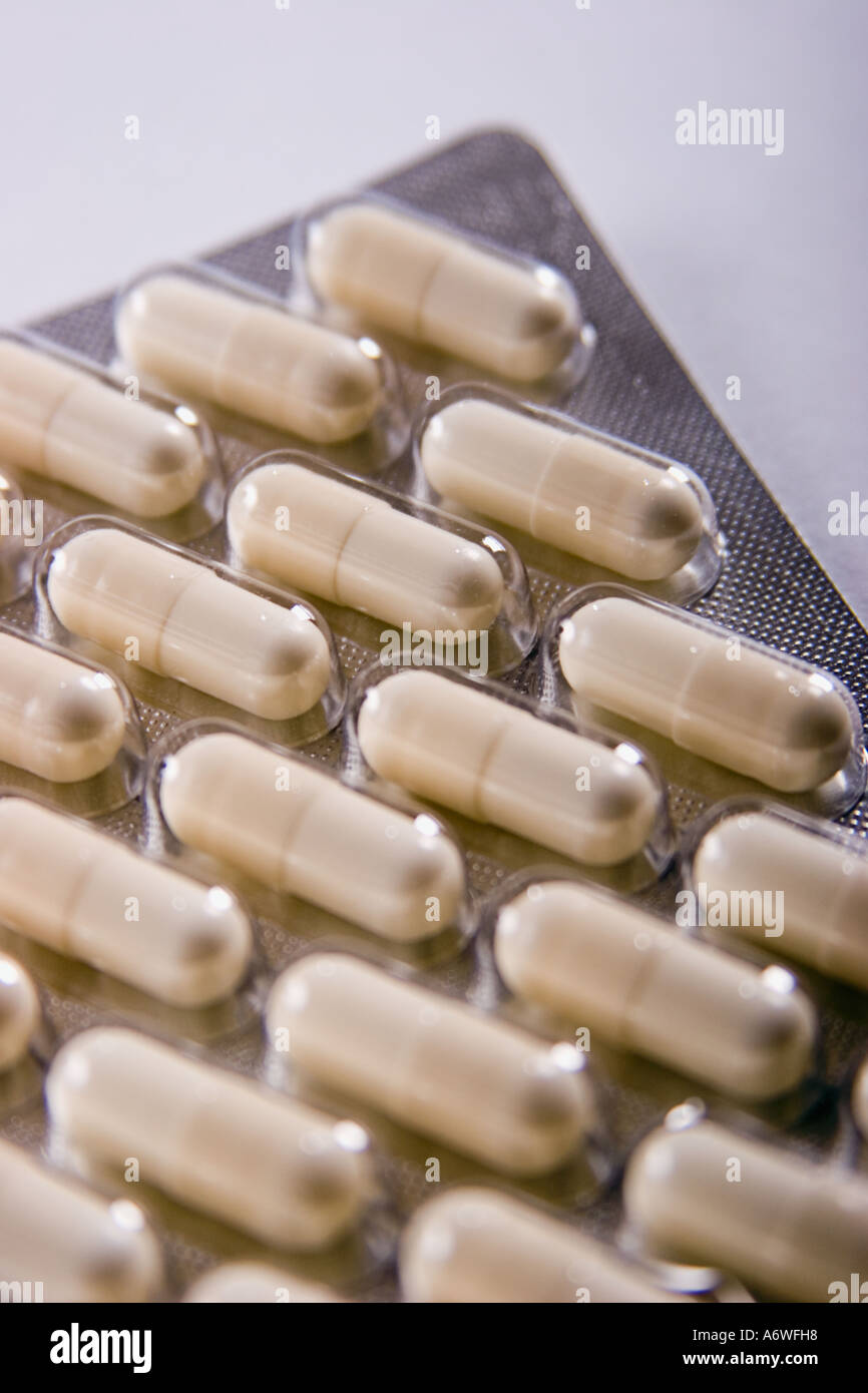 Strip of medicine Stock Photo Alamy