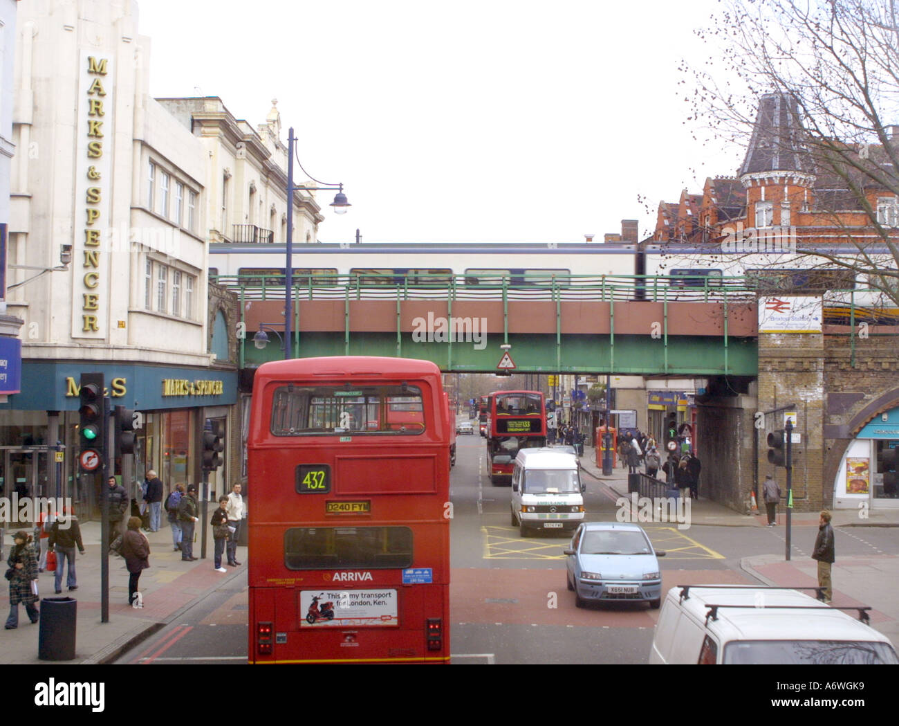 London Brixton street scene Stock Photo Alamy