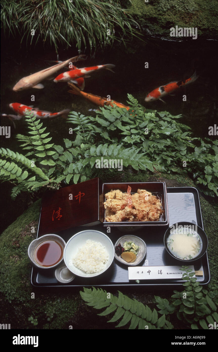 Asia, Japan, Asakusa, Tokyo Tempura meal, Nakase restaurant Stock Photo Alamy