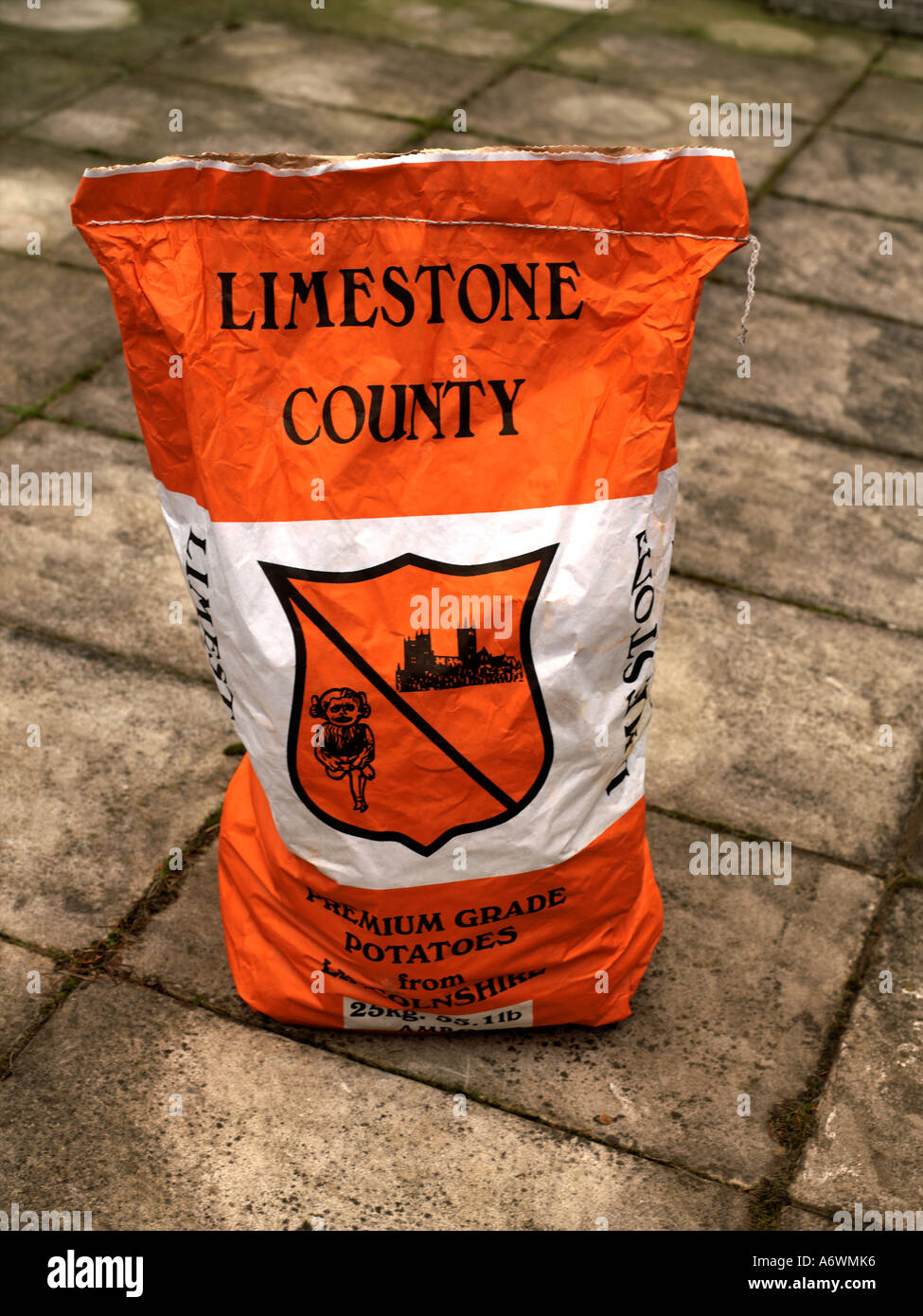 Sack of Potatoes from Lincolnshire England Stock Photo Alamy