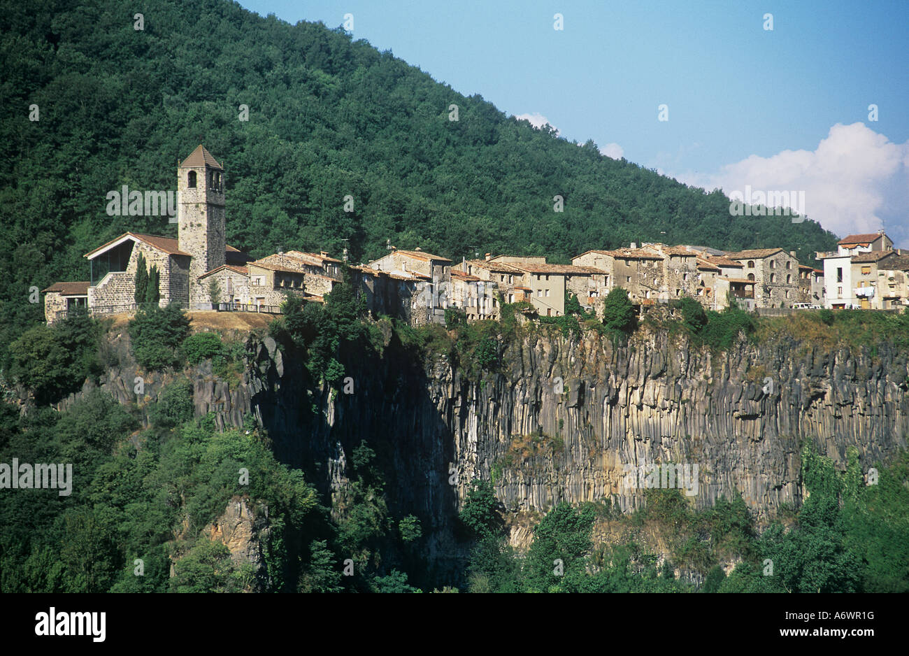 The Castellfollit De La Roca, Spain Stock Photo - Image of