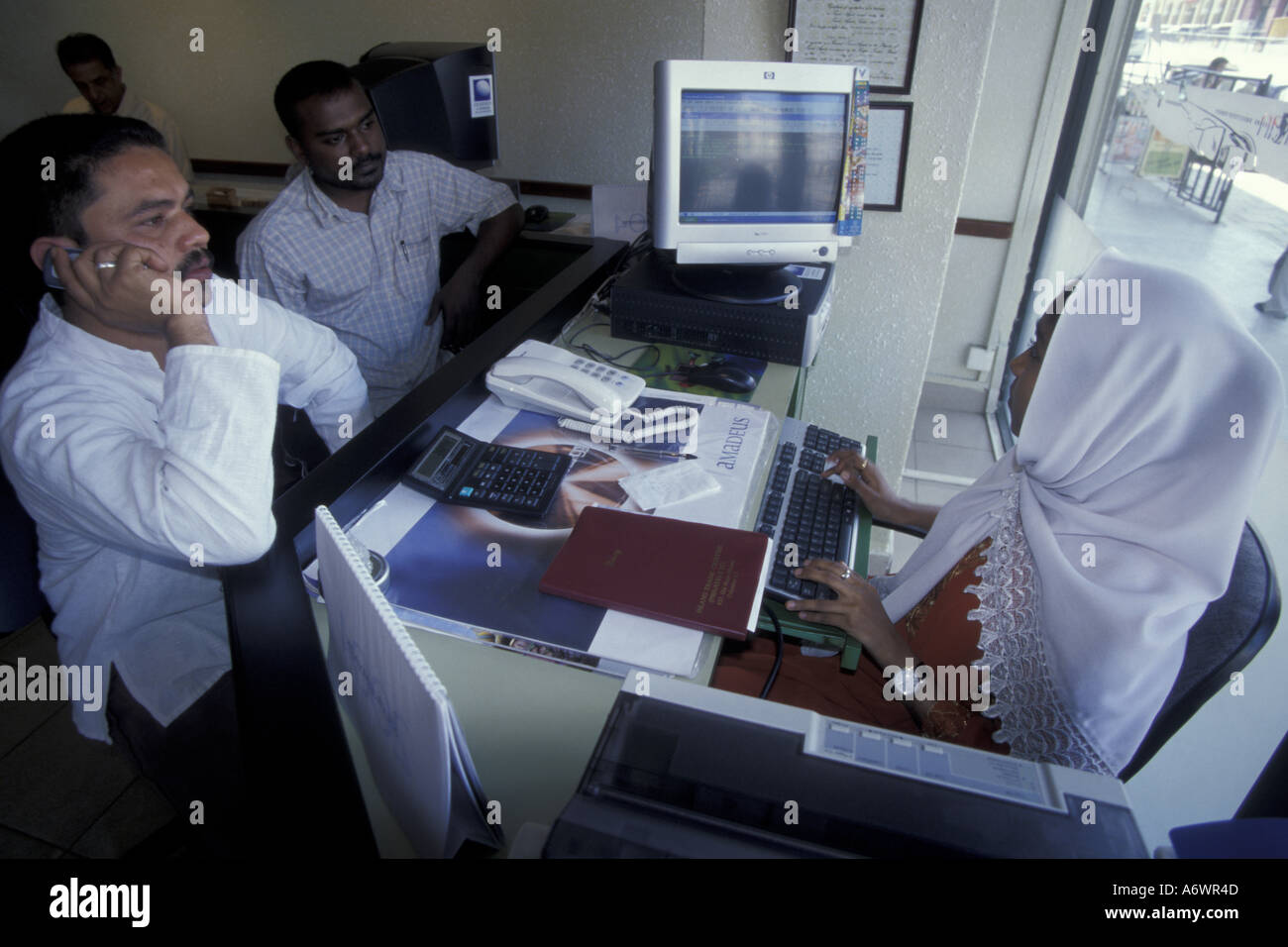Asia, Sri Lanka, Colombo. Muslim travel agency Stock Photo Alamy