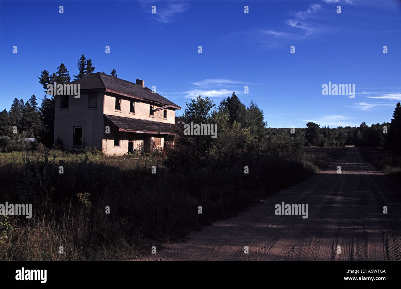 Disused Train Station Maynooth, Ontario, Canada Stock Photo Alamy