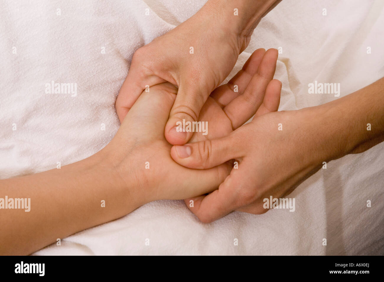 Hand massage pressure hi-res stock photography and images - Alamy