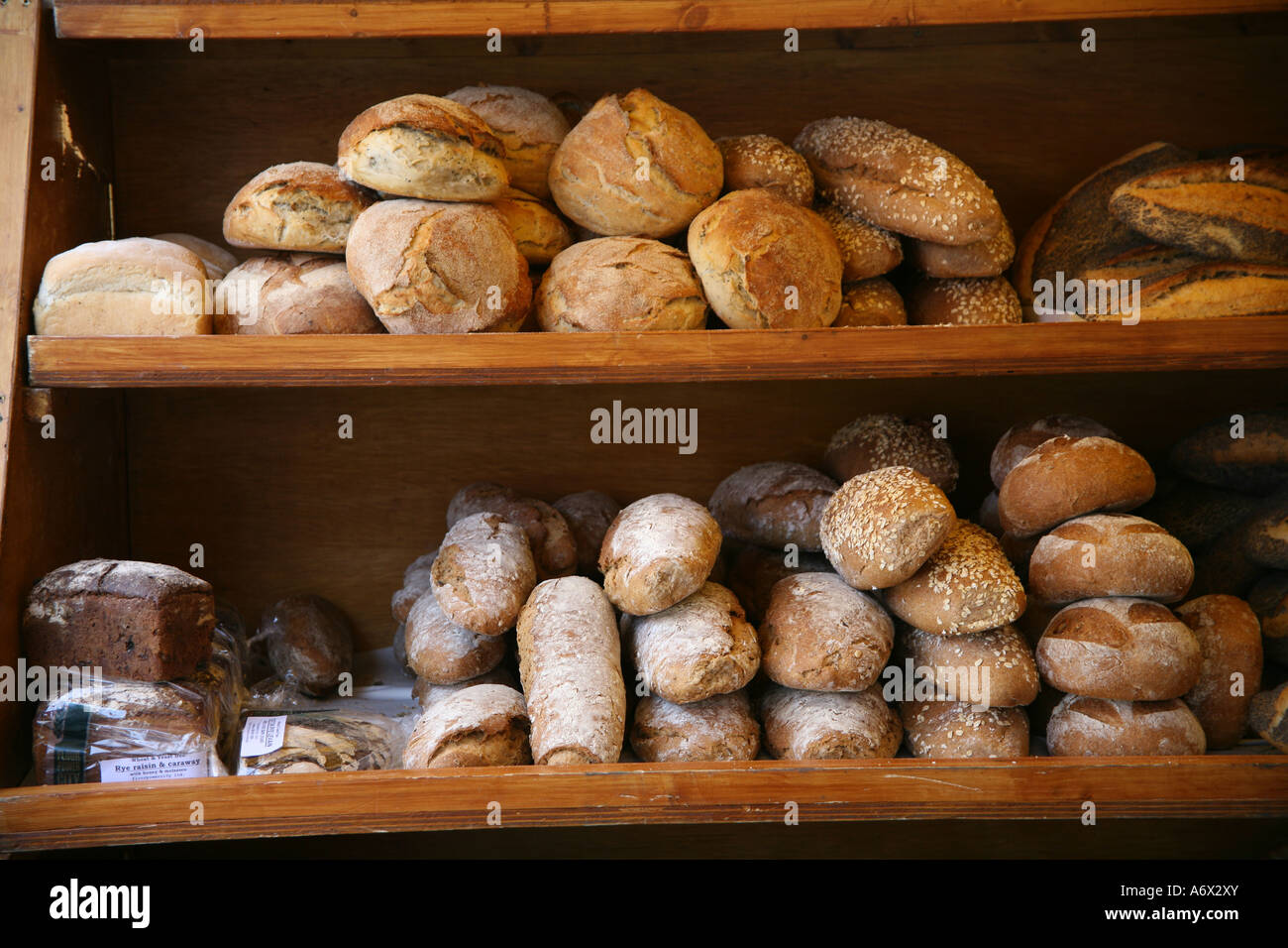 Bread for sale at Borough Market London Stock Photo Alamy