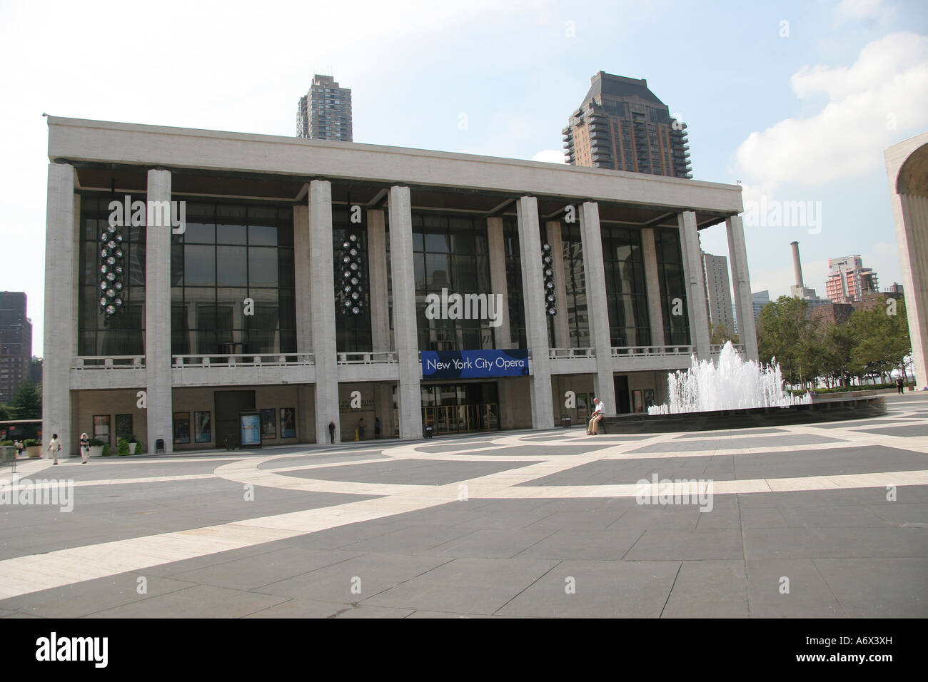 Facade of an opera house New York City Opera New York City New York