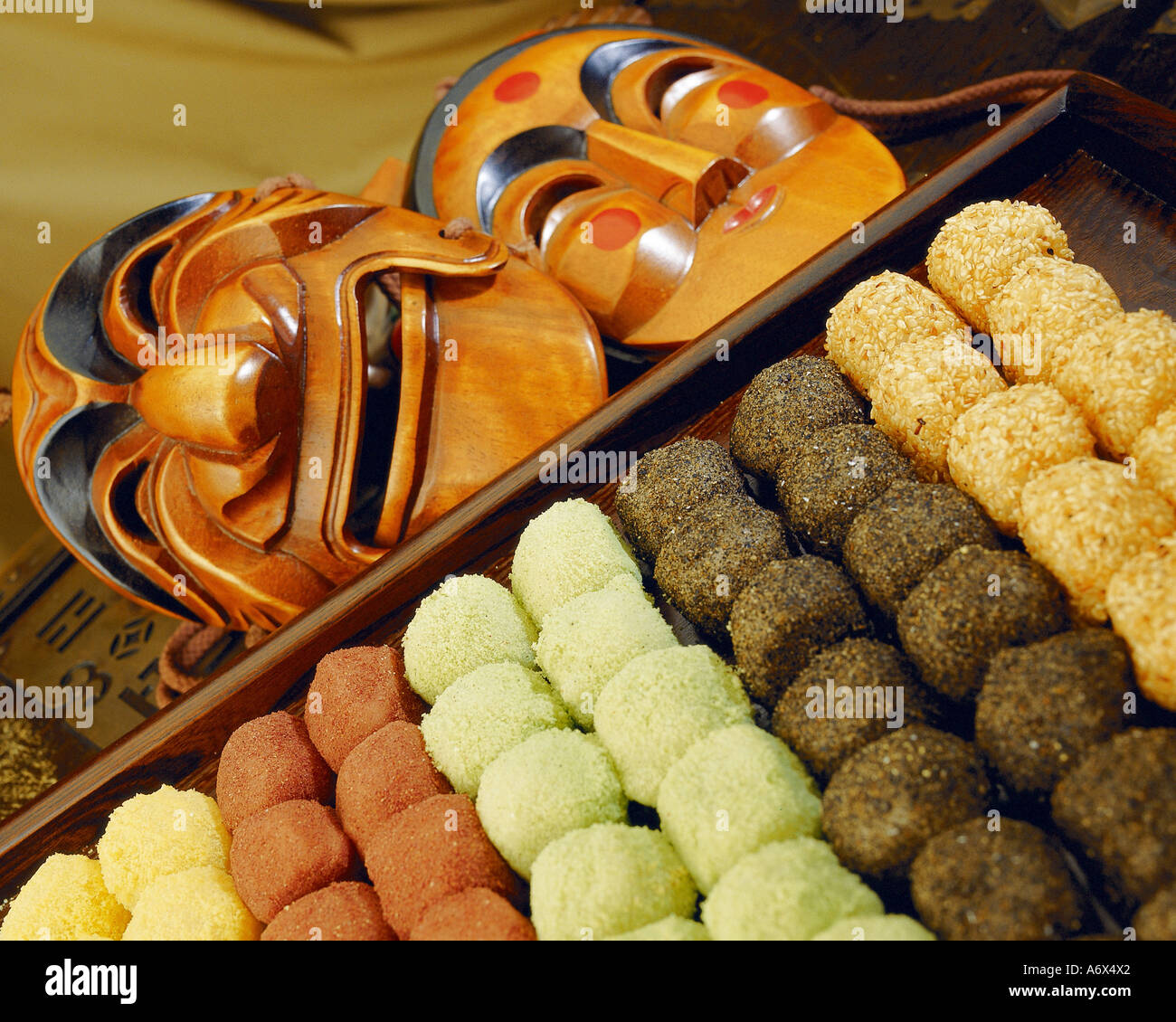 Korea rice cake red bean hi-res stock photography and images - Alamy