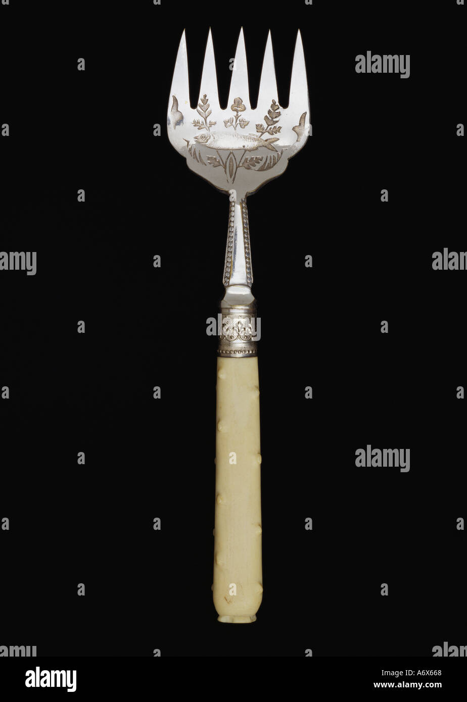 Sardine Fork. England, late 19th century Stock Photo Alamy