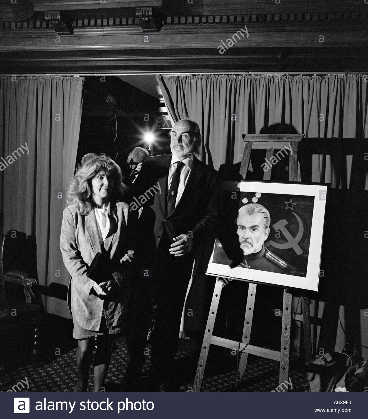Sean Connery And Micheline Roquebrune High Resolution Stock Photography ...