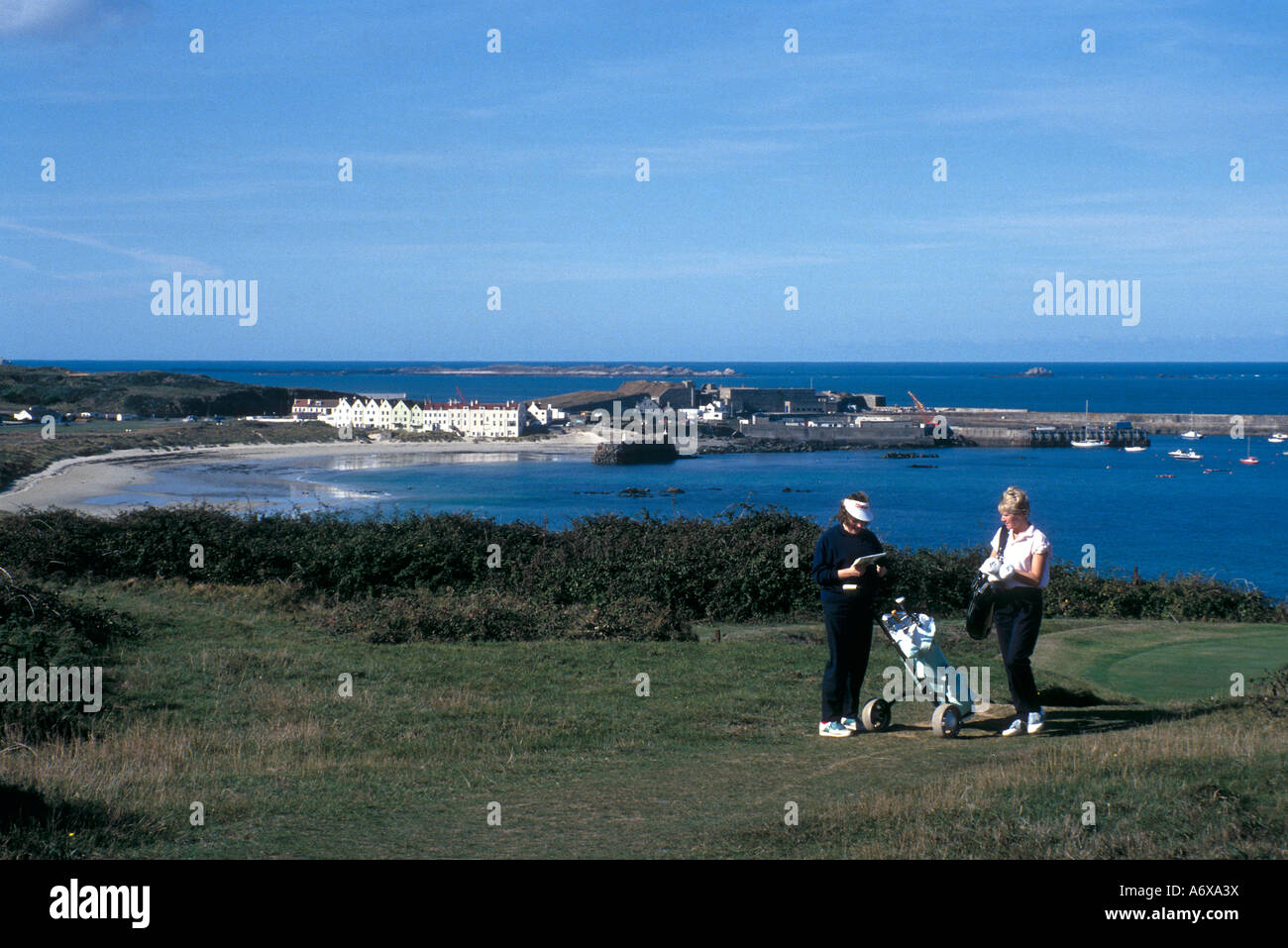 Alderney Golf Course Stock Photo