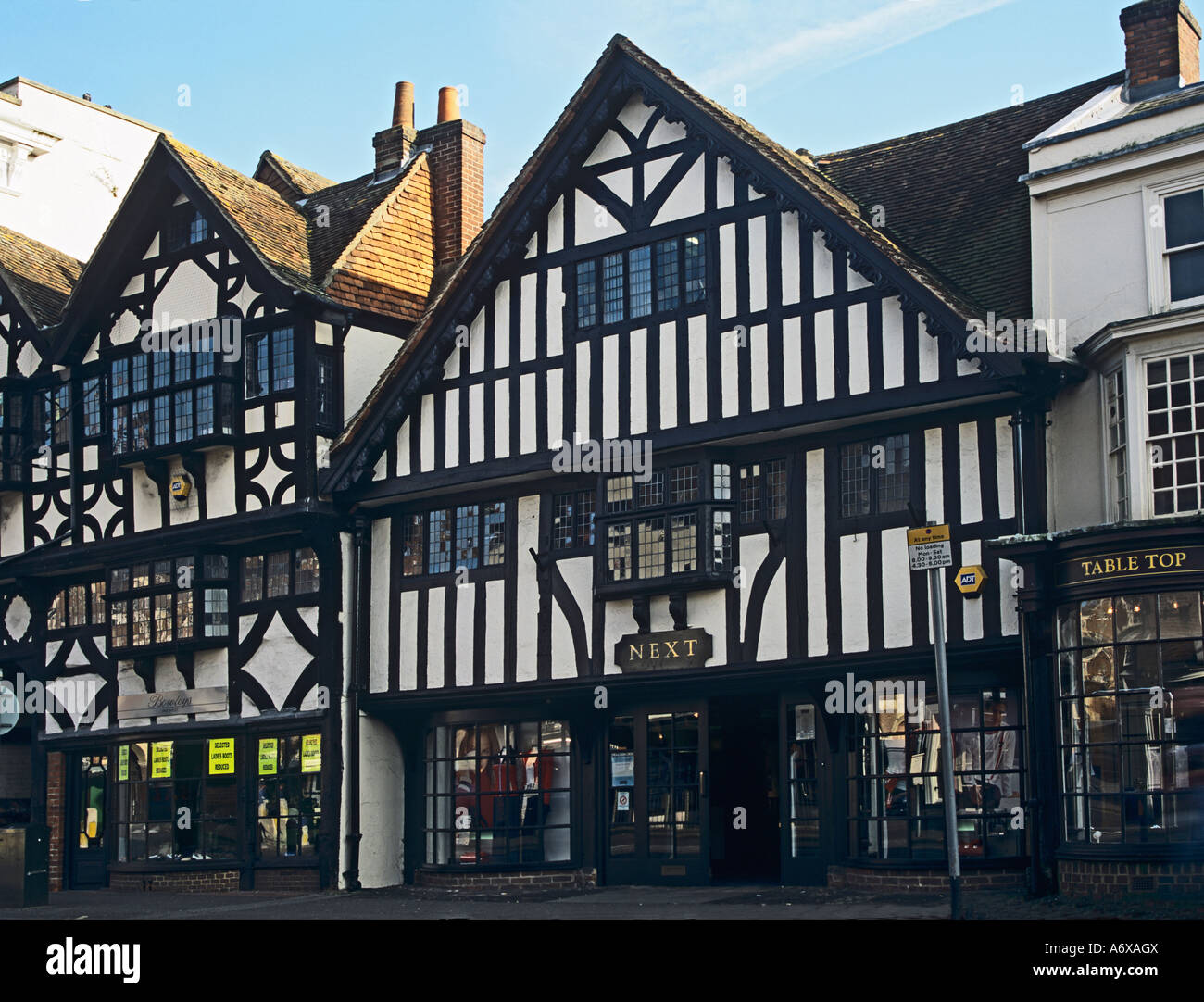 FARNHAM SURREY UK February Some of the original half timbered buildings