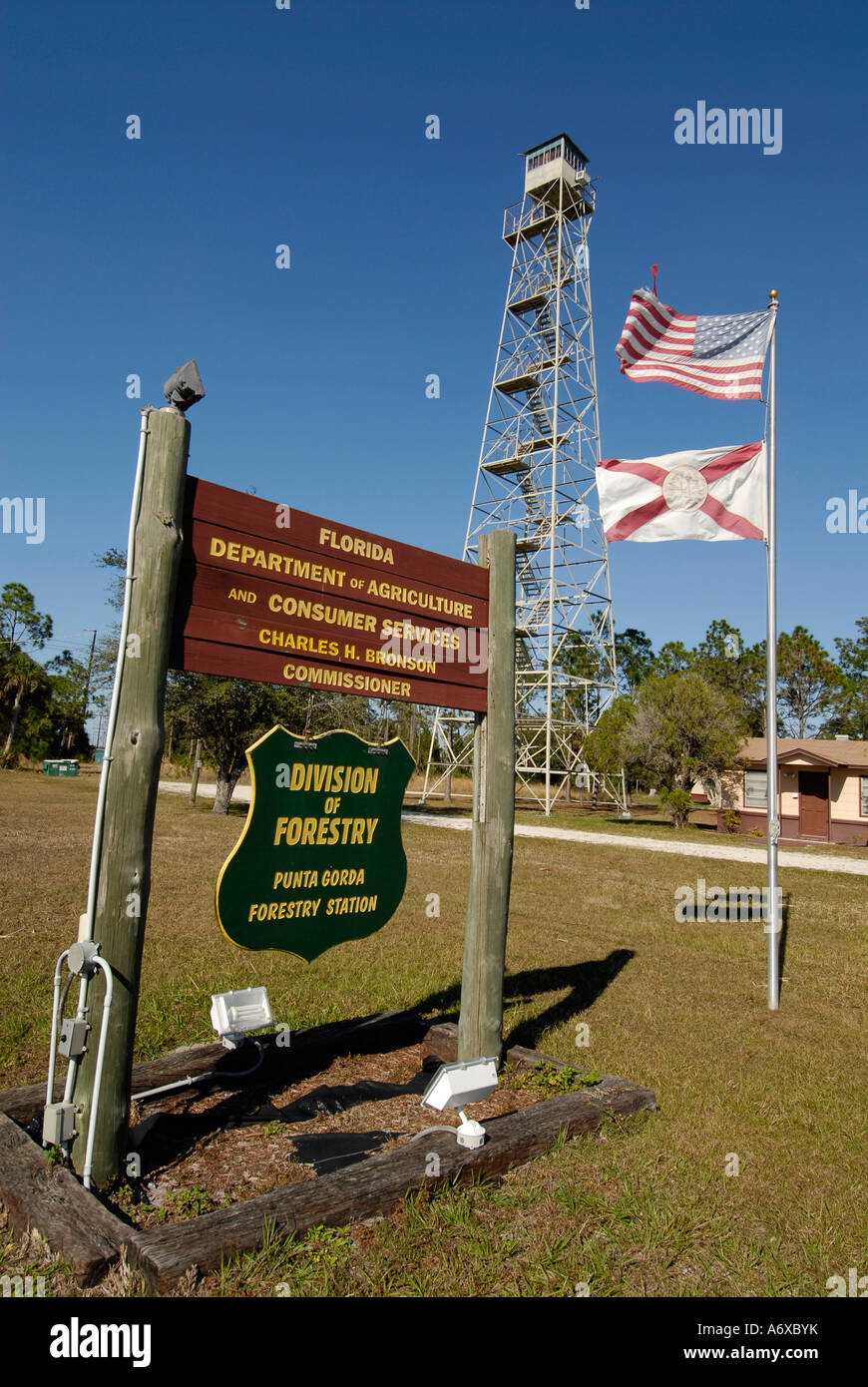 Fl Division Of Forestry Fire Map - Florida Division Of Forestry Lookout Tower To Watch For Forest Fires A6XBYK 