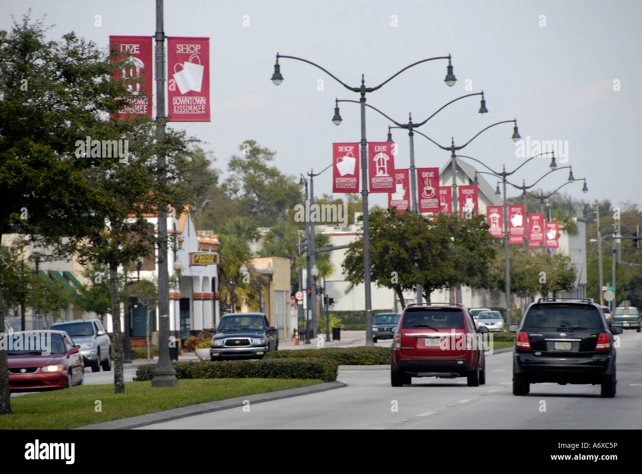 Historic downtown Kissimmee Florida FL Stock Photo Alamy