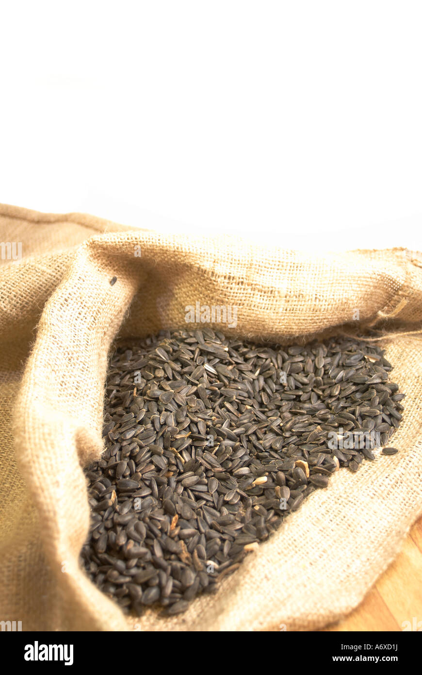 Sack of sunflower seeds Stock Photo Alamy