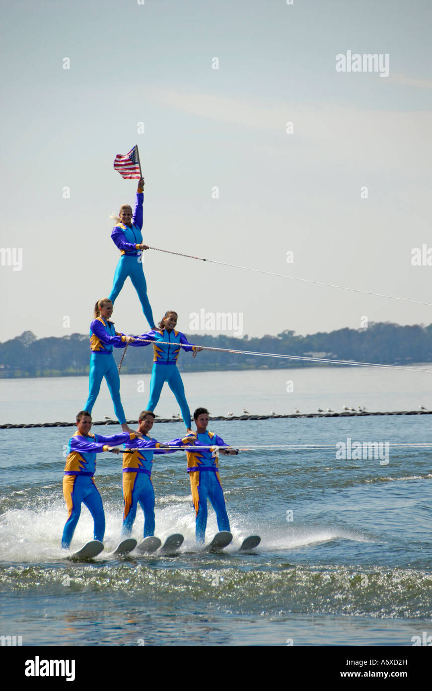 Ski Show Spectacular at Cypress Gardens Winter Haven Florida US Stock