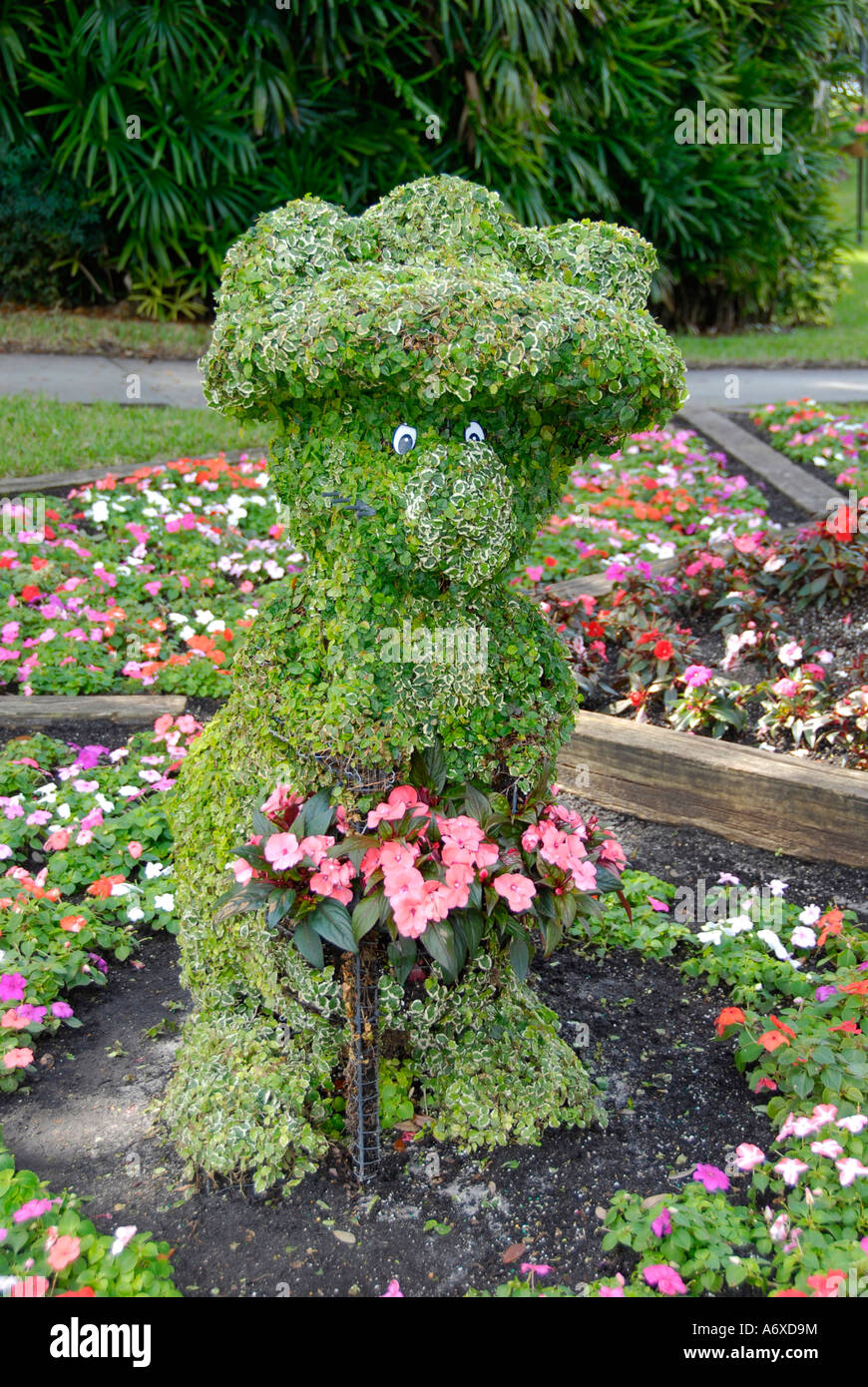 Topiary at Cypress Gardens Winter Haven Florida US Stock Photo Alamy