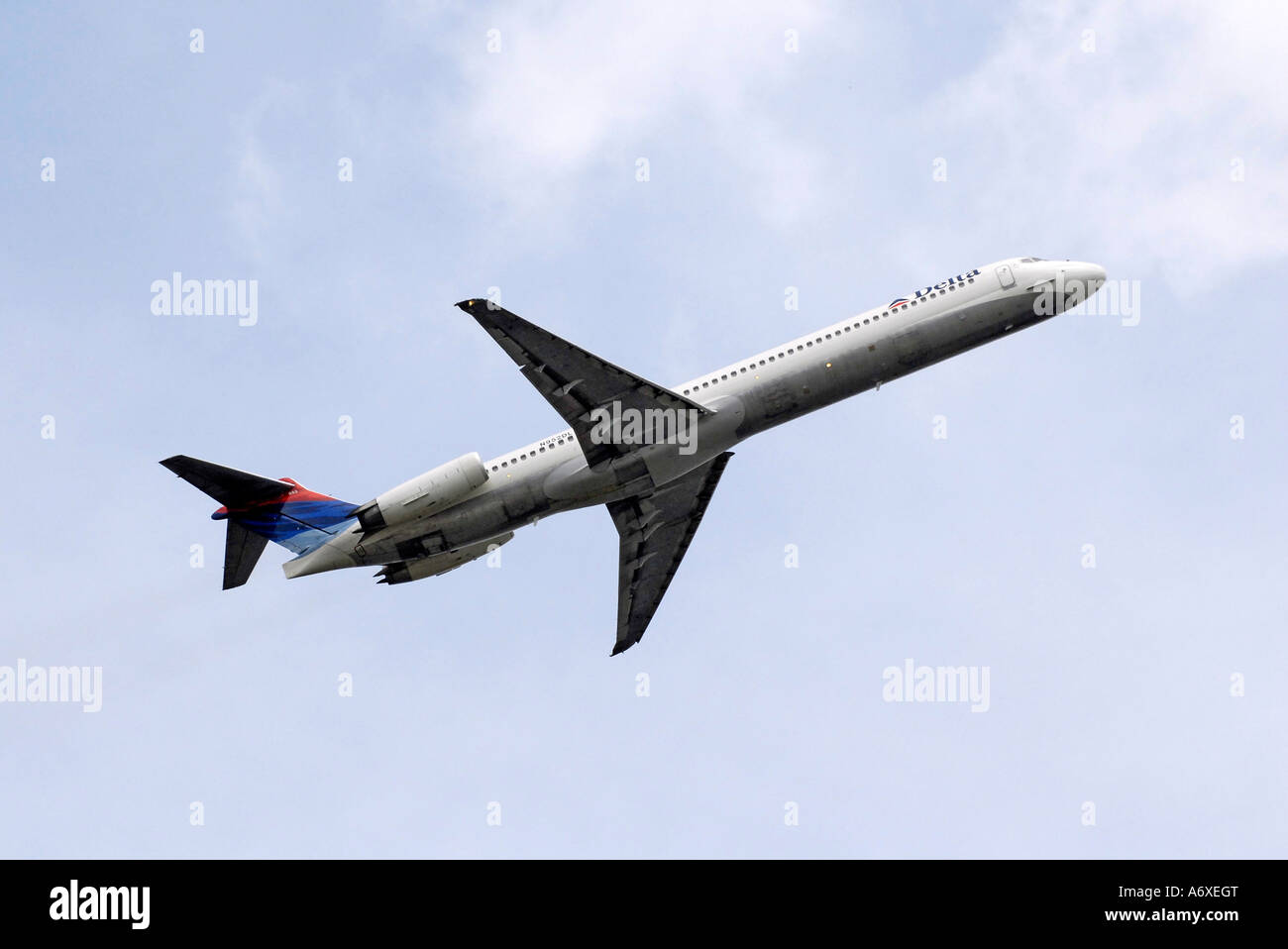 Passenger jet aircraft fly in and out of Sarasota Florida FL Fla