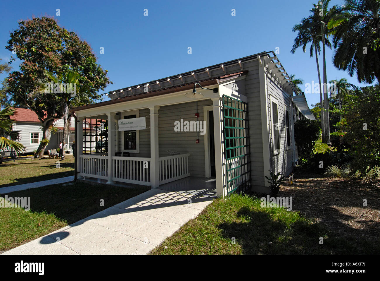 Southwest Ft Fort Meyers Myers Florida FL Thomas Edison s Little Office located on Edison and Ford Winter Estates Stock Photo