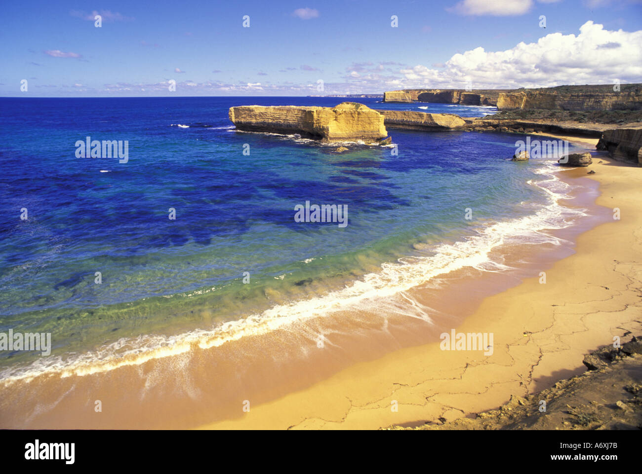Australia, Victoria. Beach at Sherbrook River. Port Campbell NP Stock Photo Alamy