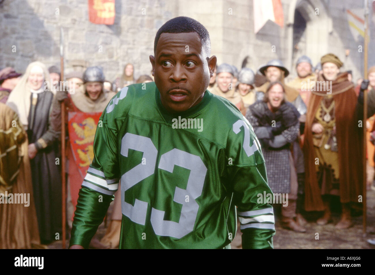 BLACK KNIGHT 2001 Twentieth Century Fox film with Martin Lawrence as Jamal Stock Photo