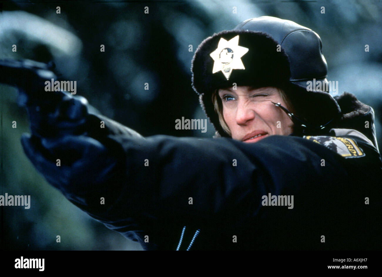 FARGO 1996 Polygram film with Frances McDormand as Marge Gunderson Stock Photo